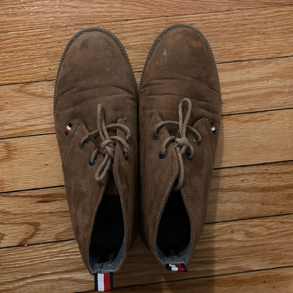 Boys brown formal boots